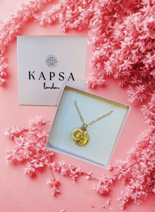 Sagittarius Zodiac Necklace – Horoscope Pendant with Moon & Celestial Charms