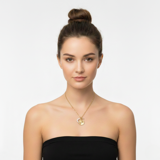 Taurus zodiac necklace – horoscope pendant with celestial charms