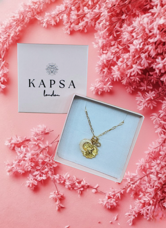 Taurus Zodiac Necklace – Horoscope Pendant with Moon & Celestial Charms